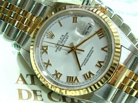 rolex datejust 16233 stahl gelbgold 750 automatik 36 mm|rolex 16233 price guide.